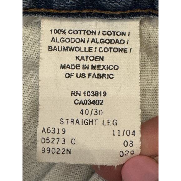 Harley Davidson Blue Jeans 40 X 32 Straight Leg Denim Black Label Biker Motor - Picture 14 of 15